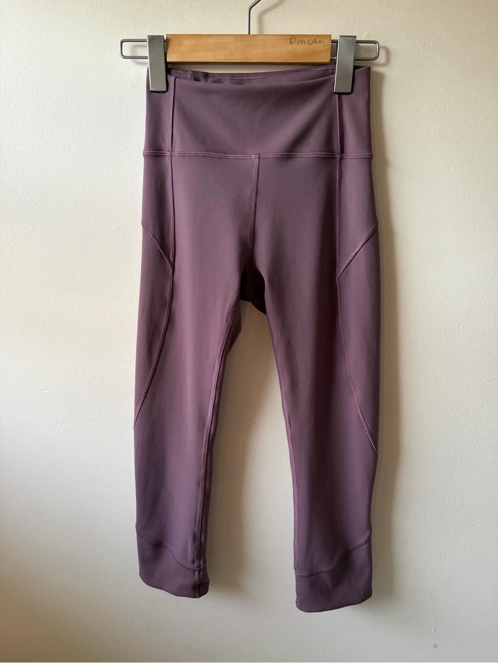 lululemon athletica High-Waist Capri Leggings in Plum Size 2